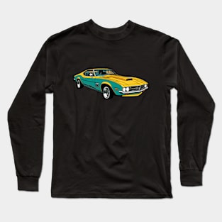 Vintage Sports Car 1970 - Isolated Long Sleeve T-Shirt